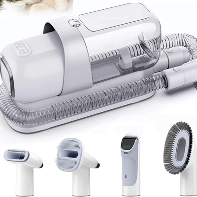 Assorbente per la pulizia dei capelli per animali domestici Lunghezza del tubo 1,5 m 110-240V Voltaggio include spazzolino per cani